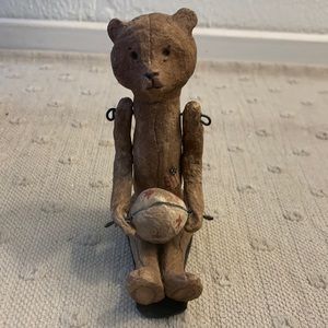 Signed Poliwogg From 1999 folk art bear